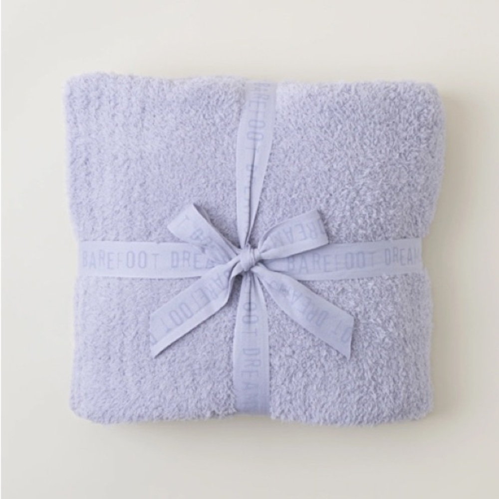 Barefoot Dreams Cozy Blanket lilac purple